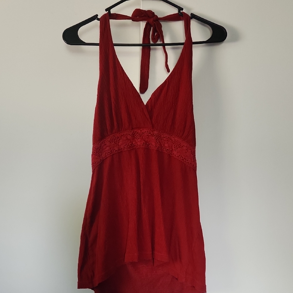 Fashion Bug Vibrant Red Stretch Blouse